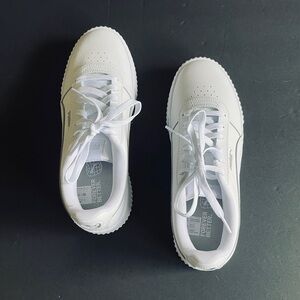 Puma Women's Classic White Sneakers, 9